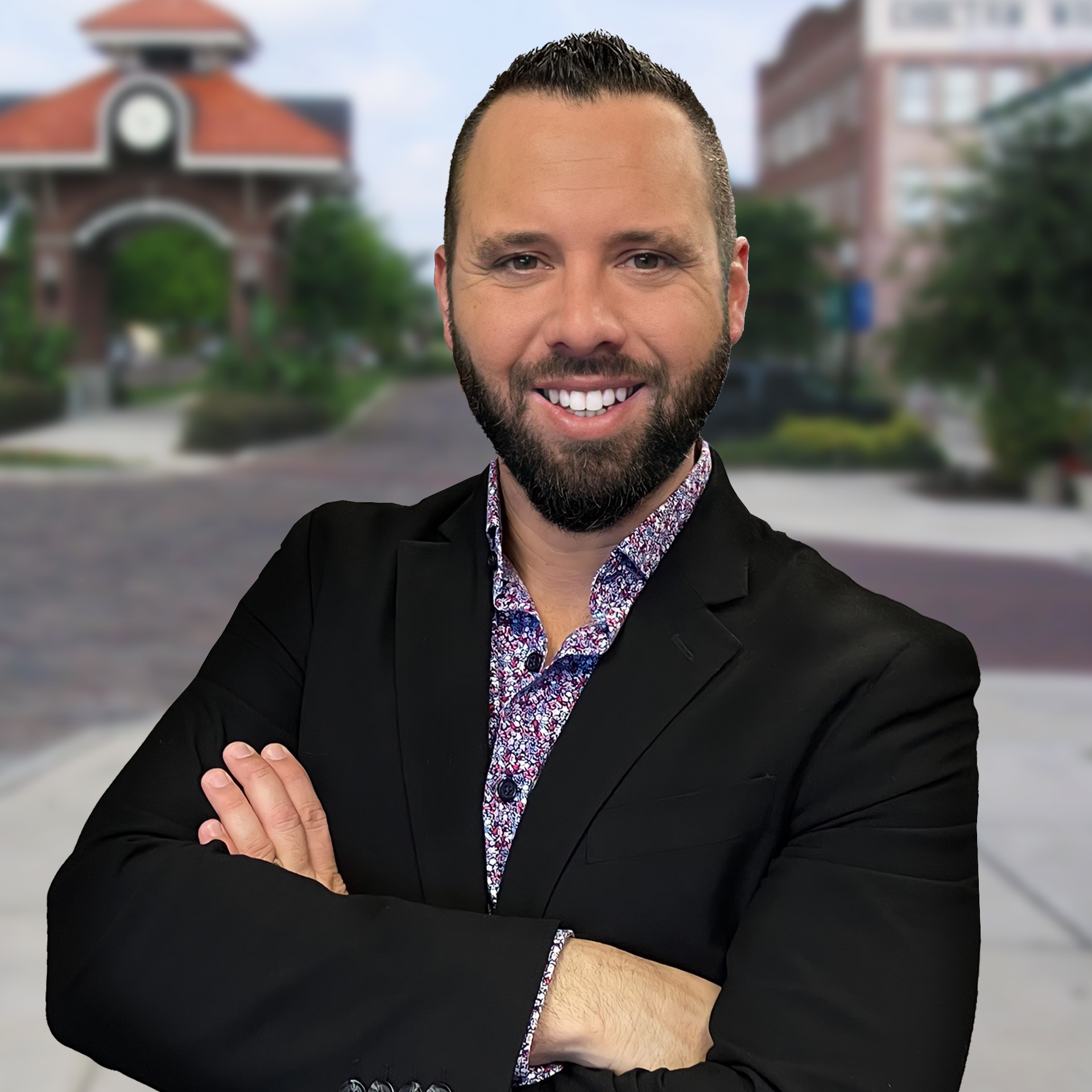 Austin Arthur photographed in downtown Winter Garden